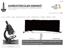 Tablet Screenshot of karikaturculerdernegi.com